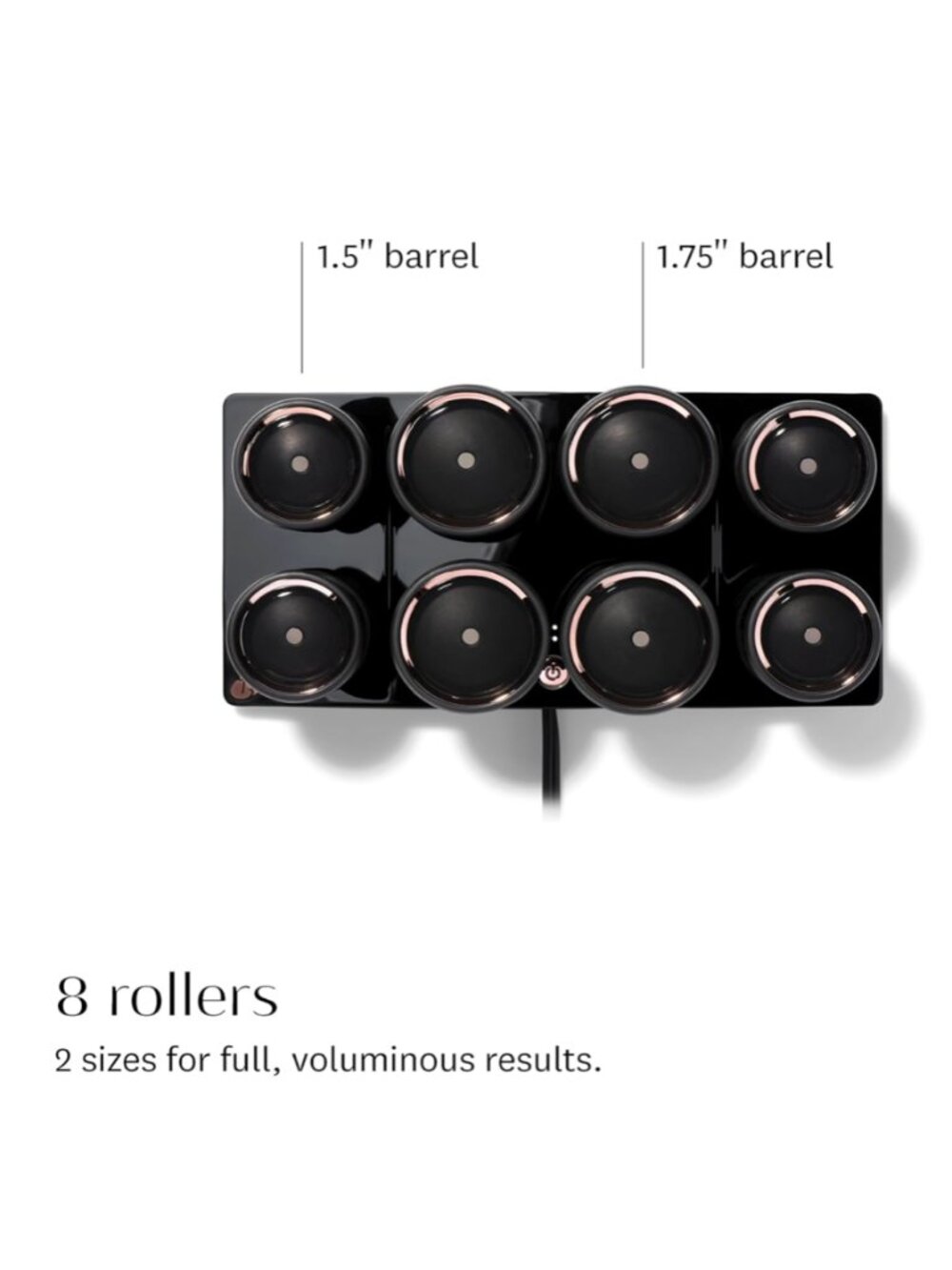 NEW T3 Volumizing Hot Rollers LUXE Set of 8 Hair Curlers | 4 XL & 4 L - Picture 8 of 8